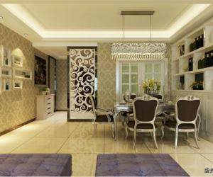 老河口水岸新城装修效果图  130平