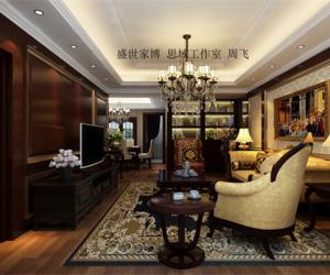 山水檀溪美式乡村装修效果图