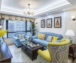 盛特区92平欧式田园装修效果图