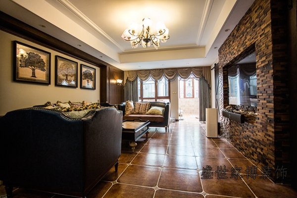 襄阳装修公司美式乡村装修效果图